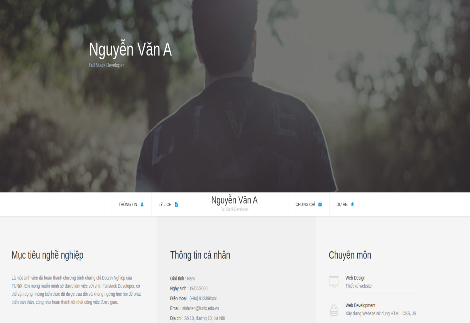 Personal portfolio